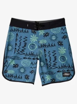 Quiksilver Boys 8-16 Surfsilk Radical Scallop Board Shorts