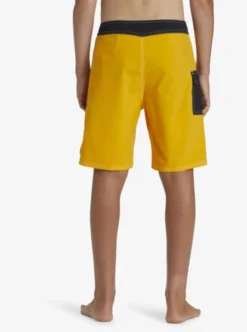 Quiksilver Boys 8-16 Saturn Board Shorts -Sunny Fit Wear aqbbs03141 quiksilverw njz0 bck1