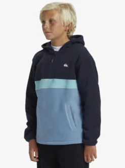 Quiksilver Boys 8-16 Surf Days Half-Zip Hoodie -Sunny Fit Wear aqbft03097 quiksilverw ktp0 frt2