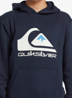 Quiksilver Boys 8-16 Big Logo Pullover Hoodie -Sunny Fit Wear aqbft03099 quiksilverw ktp0 frt3