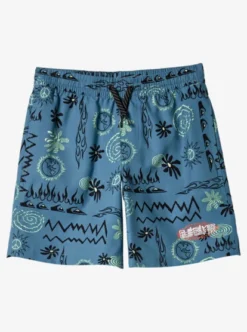 Quiksilver Boys 8-16 Radical Volley Swim Shorts