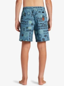 Quiksilver Boys 8-16 Radical Volley Swim Shorts -Sunny Fit Wear aqbjv03043 quiksilverw bkq9 bck1