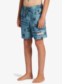 Quiksilver Boys 8-16 Radical Volley Swim Shorts -Sunny Fit Wear aqbjv03043 quiksilverw bkq9 frt2