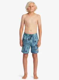 Quiksilver Boys 8-16 Radical Volley Swim Shorts -Sunny Fit Wear aqbjv03043 quiksilverw bkq9 frt9