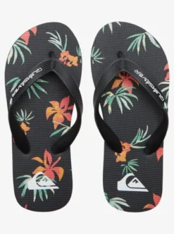 Quiksilver Boys Molokai Art Beach Flip-Flops -Sunny Fit Wear aqbl100596 quiksilverp xkng frt4