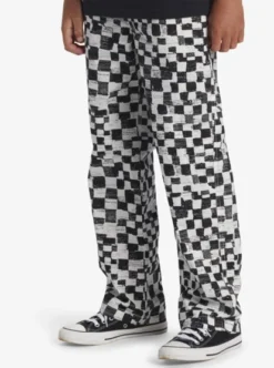 Quiksilver Boys 8-16 Saturn Distort Beach Beach Trousers -Sunny Fit Wear aqbnp03003 quiksilverw wbk6 frt3