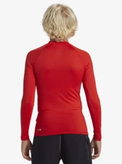 Quiksilver Boys 8-16 Saturn Long Sleeve UPF 50 Surf T-Shirt -Sunny Fit Wear aqbwr03053 quiksilverw rqc0 bck1