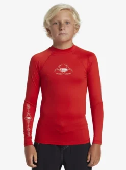 Quiksilver Boys 8-16 Saturn Long Sleeve UPF 50 Surf T-Shirt -Sunny Fit Wear aqbwr03053 quiksilverw rqc0 frt1
