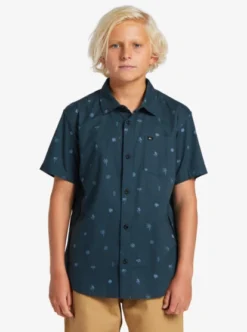 Quiksilver Boys 8-16 Heat Wave Short Sleeve Shirt