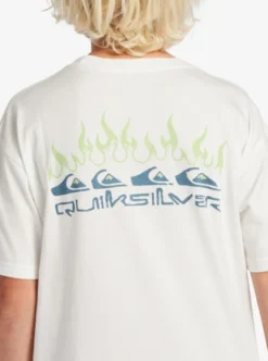Quiksilver Boys 8-16 Flare T-Shirt -Sunny Fit Wear aqbzt04337 quiksilverw wbk0 frt4
