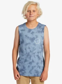 Quiksilver Boys 8-16 Splitting Hairs Sleeveless Muscle T-Shirt