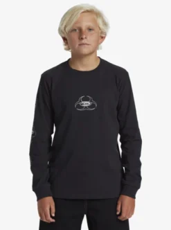 Quiksilver Boys 8-16 Bio Hazard Long Sleeve T-Shirt -Sunny Fit Wear aqbzt04379 quiksilverw kvj0 frt1