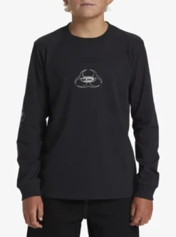 Quiksilver Boys 8-16 Bio Hazard Long Sleeve T-Shirt -Sunny Fit Wear aqbzt04379 quiksilverw kvj0 frt3