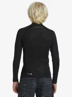 Quiksilver Boys 2-7 Everyday Heat Long Sleeve UPF 50 Surf T-Shirt -Sunny Fit Wear aqkwr03023 quiksilverw kvj0 bck1