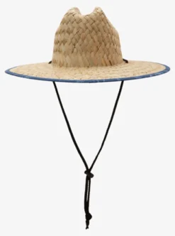 Quiksilver Waterman Outsider - Straw Lifeguard Hat -Sunny Fit Wear aqmha03116 quiksilverp brd6 bck1