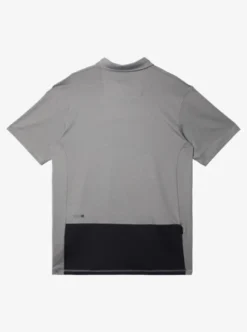 Quiksilver Mens Baitball Long Sleeve UPF 50 Surf Polo Shirt -Sunny Fit Wear aqmwr03039 quiksilverf skg0 bck1