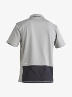 Quiksilver Mens Baitball Long Sleeve UPF 50 Surf Polo Shirt -Sunny Fit Wear aqmwr03039 quiksilverv skg0 bck1