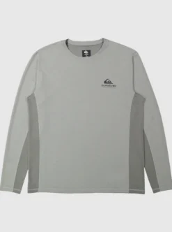 Quiksilver Mens Sea Grass Long Sleeve UPF 50 Surf T-Shirt -Sunny Fit Wear aqmwr03043 quiksilverf skg0 frt1