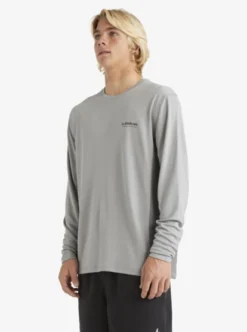 Quiksilver Mens Sea Grass Long Sleeve UPF 50 Surf T-Shirt -Sunny Fit Wear aqmwr03043 quiksilverw skg0 sd1