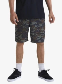 Quiksilver Mens Waterman Scout Zipper Print 19" Amphibian Boardshorts -Sunny Fit Wear aqmws03110 quiksilverw gpb6 frt1