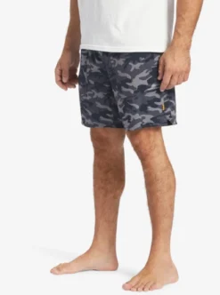 Quiksilver Mens Waterman Scout Zipper Print 19" Amphibian Boardshorts -Sunny Fit Wear aqmws03110 quiksilverw gpb6 frt2
