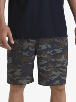 Quiksilver Mens Waterman Scout Zipper Print 19" Amphibian Boardshorts -Sunny Fit Wear aqmws03110 quiksilverw gpb6 frt6