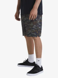 Quiksilver Mens Waterman Scout Zipper Print 19" Amphibian Boardshorts -Sunny Fit Wear aqmws03110 quiksilverw gpb6 sd1