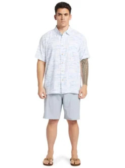 Quiksilver Mens Waterman Backwater 20" Amphibian Boardshorts -Sunny Fit Wear aqmws03112 quiksilverw skg0 frt9