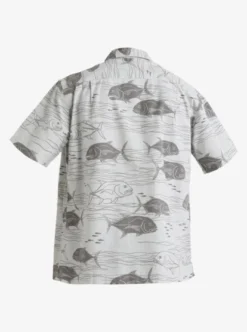 Quiksilver Mens Dive Sites Short Sleeve Shirt -Sunny Fit Wear aqmwt03493 quiksilverv sfb9 bck1