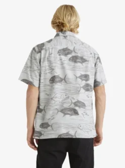 Quiksilver Mens Dive Sites Short Sleeve Shirt -Sunny Fit Wear aqmwt03493 quiksilverw sfb9 bck1