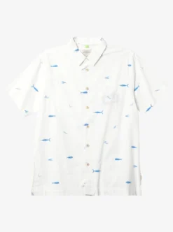 Quiksilver Mens Big Pond Short Sleeve Shirt