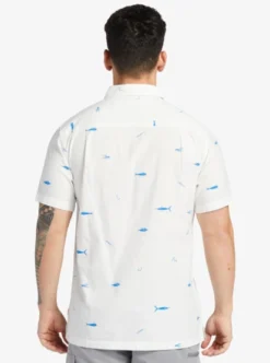 Quiksilver Mens Big Pond Short Sleeve Shirt -Sunny Fit Wear aqmwt03502 quiksilverw wbb9 bck1