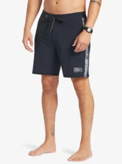 Quiksilver Mens Taped Beachshort 18" Beachshorts -Sunny Fit Wear aqybs03599 quiksilverw kvj0 frt2