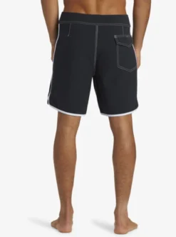 Quiksilver Mens Original Scallop 18" Board Shorts -Sunny Fit Wear aqybs03616 quiksilverw kvj0 bck1