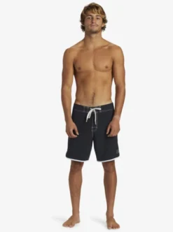 Quiksilver Mens Original Scallop 18" Board Shorts -Sunny Fit Wear aqybs03616 quiksilverw kvj0 frt9