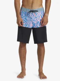 Quiksilver Mens Surfsilk Straight 19" Board Shorts -Sunny Fit Wear aqybs03646 quiksilverw bqy6 frt1