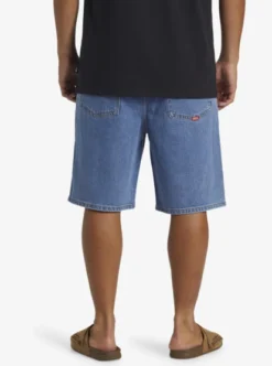 Quiksilver Mens Saturn Baggy Baggy Denim Shorts -Sunny Fit Wear aqyds03000 quiksilverw bsp0 bck1