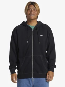 Quiksilver Mens Saturn Chrome Zip-Up Hoodie -Sunny Fit Wear aqyft03336 quiksilverw kvj0 frt1