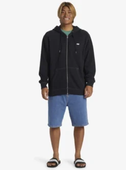 Quiksilver Mens Saturn Chrome Zip-Up Hoodie -Sunny Fit Wear aqyft03336 quiksilverw kvj0 frt9