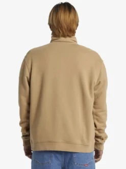 Quiksilver Mens Saturn Chrome Half-Zip Sweatshirt -Sunny Fit Wear aqyft03337 quiksilverw cjz0 bck1