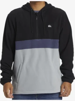 Quiksilver Mens Surf Days Half-Zip Hoodie -Sunny Fit Wear aqyft03345 quiksilverw kvj0 frt3