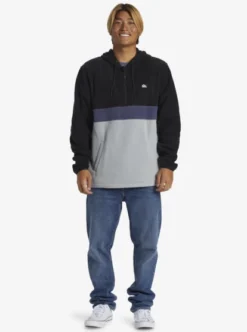Quiksilver Mens Surf Days Half-Zip Hoodie -Sunny Fit Wear aqyft03345 quiksilverw kvj0 frt9