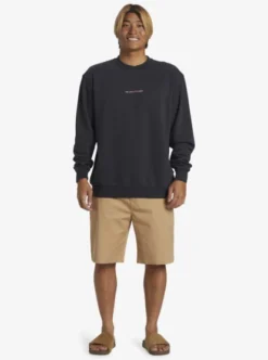 Quiksilver Mens Graphic Mix Pullover Sweatshirt -Sunny Fit Wear aqyft03349 quiksilverw kvj0 frt9