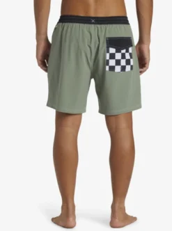 Quiksilver Mens Original Straight 17" Swim Shorts -Sunny Fit Wear aqyjv03131 quiksilverw glw0 bck1