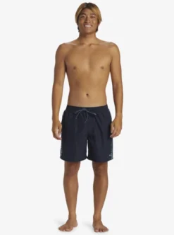 Quiksilver Mens Remade Taped Volley 17" Swim Shorts -Sunny Fit Wear aqyjv03138 quiksilverw ktp0 frt9