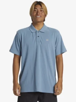 Quiksilver Mens DNA Polo Polo Shirt -Sunny Fit Wear aqykt03119 quiksilverw bkq0 frt1