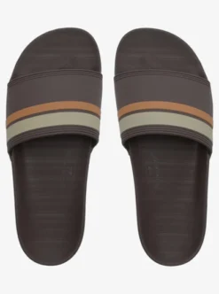 Quiksilver Mens Rivi Slide Slider Sandals 8 Quiksilver Mens Rivi Slide Slider Sandals -Sunny Fit Wear aqyl100867 quiksilverp cvj1 frt4