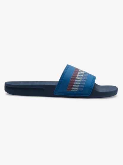Quiksilver Mens Rivi Wordmark Slide Slider Sandals 2 Quiksilver Mens Rivi Wordmark Slide Slider Sandals - Image 2