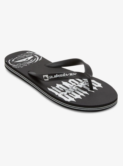 Quiksilver Mens Molokai Art Gregg Kaplan Flip-Flops 1 Quiksilver Mens Molokai Art Gregg Kaplan Flip-Flops