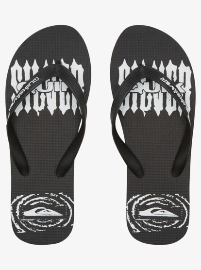 Quiksilver Mens Molokai Art Gregg Kaplan Flip-Flops 3 Quiksilver Mens Molokai Art Gregg Kaplan Flip-Flops - Image 3